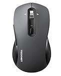 TECKNET Bluetooth Mouse 4800 DPI Wireless Mouse 4-Way Scrolling Silent Mouse Bluetooth 3.0/5.0 and 2.4GHz Connectivity with 6 Adjustable DPI Mice 24-Month Battery for Laptop PC Office