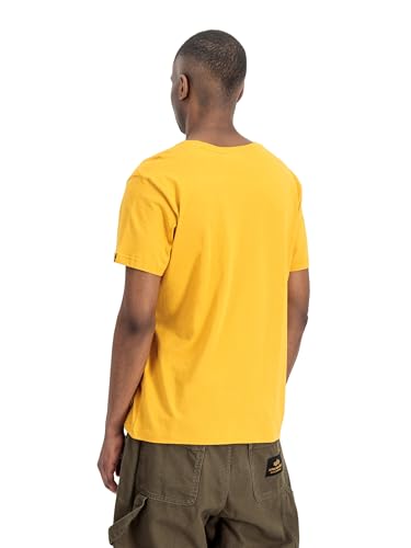 T-Shirt Alpha Industries Basic BL coton mode homme coupe regular confortable - 5
