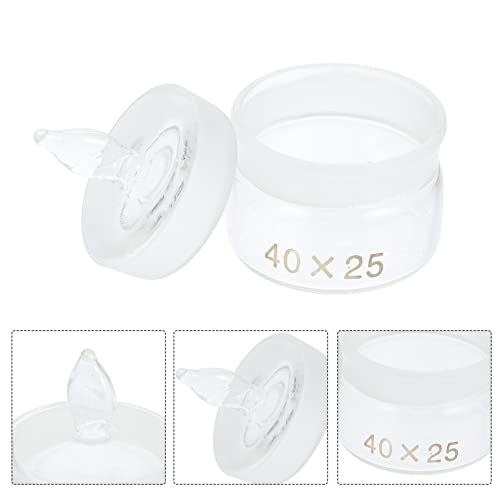 Baluue 4 Pcs Gravity Chemistry Can Equipment Specific Lab With Stopper Interchangeable * Borosilicate Weighing Xxcm Mm Sample Lids Bottle Labs Sampling Iwith Ground Glass Lid Bottle- #TOP2
