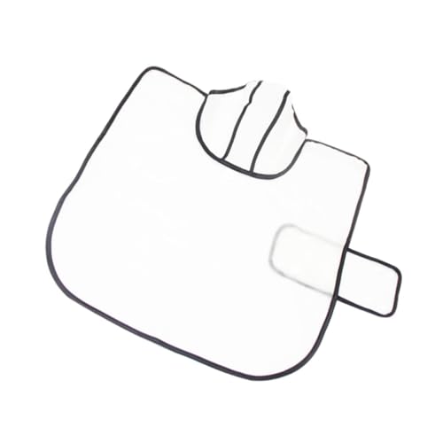 Garneck 1pc Transparent Dog Raincoat Raincoat Rain Coat Pet Rain Cloth Dog Poncho Pet Supply White Pu