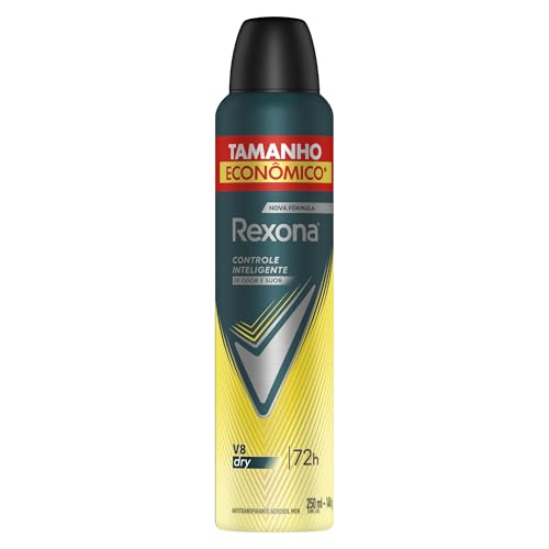 Antitranspirante Aerossol V8 Rexona Men 250Ml...