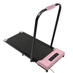Onder het bureau elektrische loopband inklapbare wandeling jogging met afstandsbediening en LED-display 3,0 pk 50 x 120 cm roze