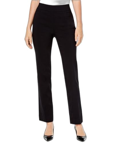 Pull-On Tummy Control Straight Leg Pants