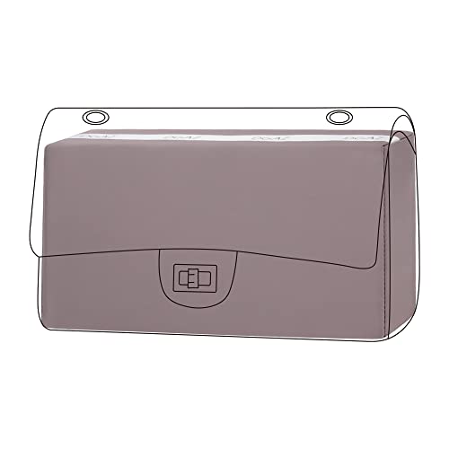 DGAZ Bolso Insertar de Satín, Inserto de Almohada para Chanel 2.55, Almohada de Memoria para Bolso de Lujo (Konjac purple, Jumbo)