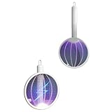 Raquete Mata Mosquito 4 em 1 Elétrica Com Luz Atrai Mosquito Recarregavel USB(BRANCO)