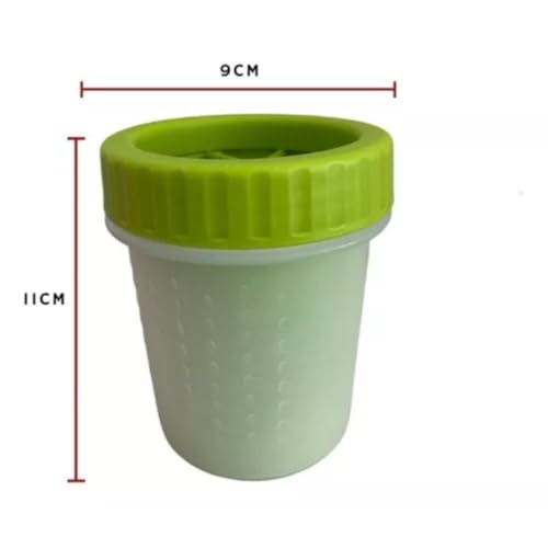 Lava-Patas Portátil para Cachorros Pequenos 9x11cm - Higienizador de Patas para Pet Cores Sortidas R