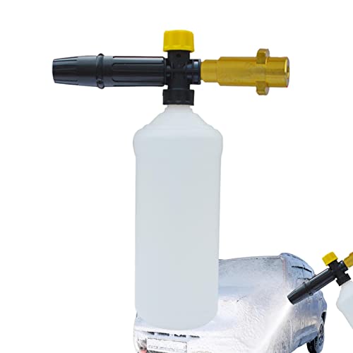 delr Pulverizador de espuma - Pulverizadores a presión con bomba de agua o pulverizador de bomba de espuma de 34 onzas | Pulverizador de boquilla de espuma de cañón para lavado de autos 4000PSI
