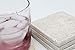 Absorbent Drink Coasters - Set of Four Travertine Stone Coasters