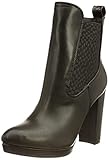 Vegan, Perfekt Fit Buffalo Damen Micaiah Mode-Stiefel, Black, 38 EU