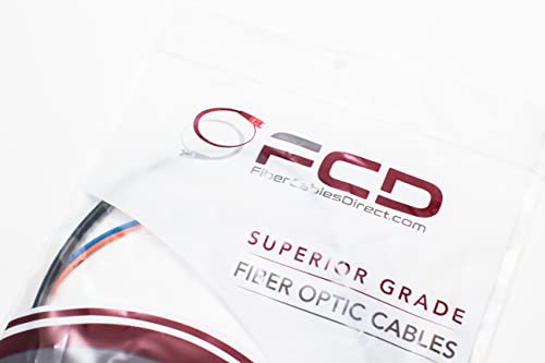 Fibercablesdirect - 10M Os2 Lc Sc Fiber Patch Cable | Indoor/Outdoor Duplex 9/125 Lc To Sc Singlemode Jumper 10 Meter (32.8Ft) | Length Options: 0.5M-300M | Smf Lc-Sc Dx Single-Mode In/Outdoor Black #TOP4