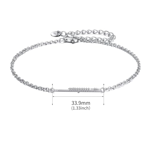 YAFEINI Violin Cello Flute Gifts for Women 925 Sterling Silver Flute Violin Bow Bracelet Jewelry Music Gifts for Violinist Cellist Flute Lovers4