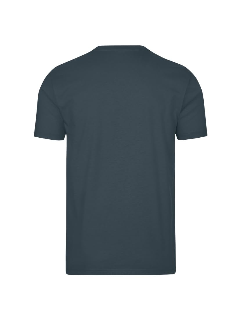 Trigema Men's T-Shirt 636202, Large, Grey (anthrazit 018) - Image 4