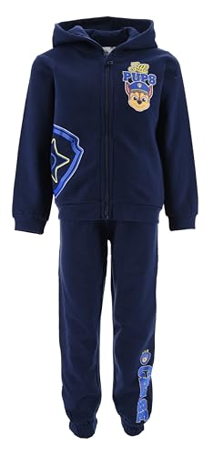 Nickelodeon Universe Pat Patrouille, Jogging Survêtement Garçon (FR/ES, Âge, 4 ans, Taille normale, Bleu Marine)