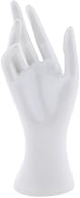 perfk Présentoir Bijoux à Main de Femme Stand à Montre/Bague/Bracelet/Gants - Blanc