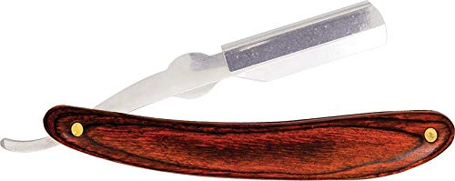 Wood Handle Straight Razor (Vincent Sigma Collection) (Walnut)