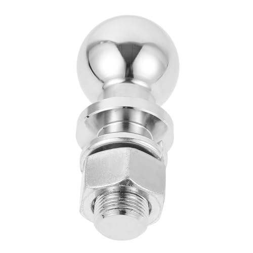 Amosfun del Remolque Marina Tráiler acoplamientos Receptor de Enganche Universal de Alta Resistencia Pelota Bola de Enganche para Remolque Accesorios de Remolque Planchar Plata