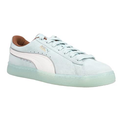 PUMA Womens Suede NYC Lace Up Sneakers Shoes Casual - Blue - Size 8 M2