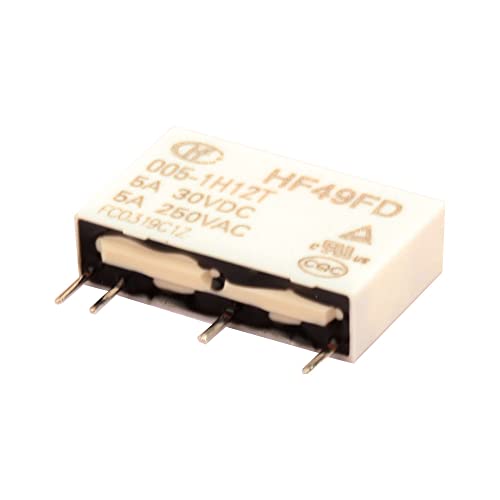 2 relais DIP4 HF49FD- 005 012 024 -1H12T 5 V 12 V 24 V 5 A (HF49FD-005-1H12T 4p) Cover