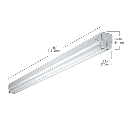 Image of Metalux SNF232RC 4' 2Lamp T8 Res Light, 4 ft, White (Pack of 2)