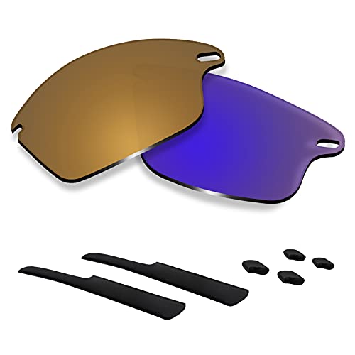 Image of Polarized Replacement Lenses & Rubber Kits for Oakley Fast Jacket