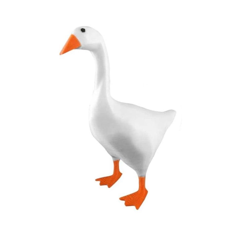 CTRLZS Magnetic Goose Key Holder Cute Home Decor Kawaii Room Table Desk Decor Aesthetic Funny Sculpture Bedroom Decor A