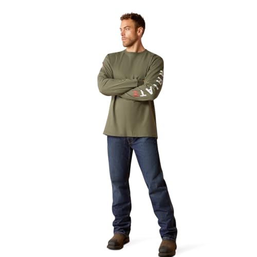 Image of ARIAT Work FR Roughneck Skull Logo T-Shirt
