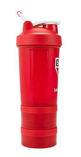 Garrafa Shakeira Com Mola São Paulo 500ml