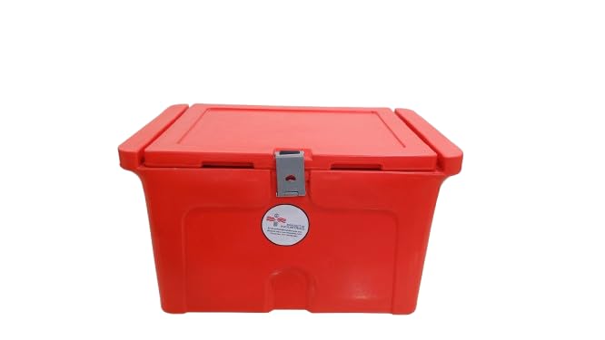 Liefde PUF Insulated Chiller Ice Box | Roto-Moulded Ice Cooler | Standard Size for Travel, BBQ, Picnic, Camping, Hiking, Fishing & Other Outdoor Activities | 25 LTR, Red-image-30