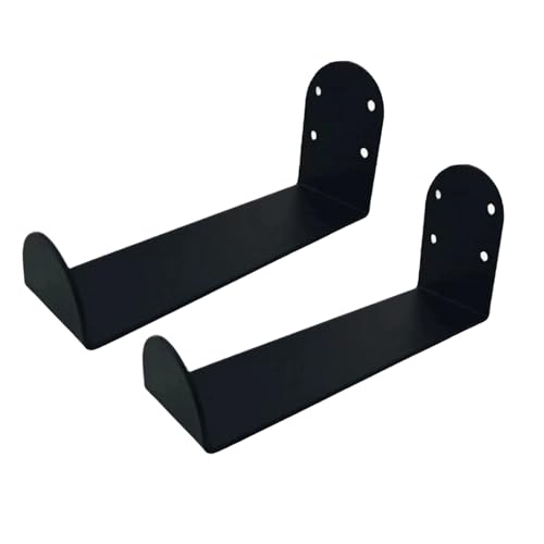 Skateboard Wall Mount Rack Storage Organizer Metal Longboard Deck Snowboard Hanger Surfboard Holder for Skis Home Living Room, 2pcs