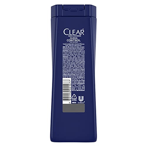 Shampoo Clear Men Anticaspa Queda Control Frasco 200ml