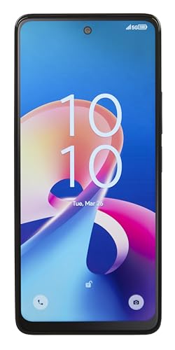 Image of Tracfone, TCL 50 XE 5G, 128GB, Prepaid Smartphone, Gray, 50MP AI-Powered Camera, Locked