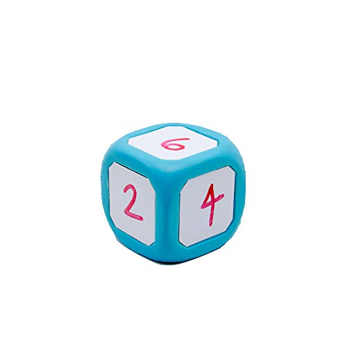 image for hand2mind 64203 Plastic Small Write-On/Wipe-Off Dice For Kids Ages 5-8