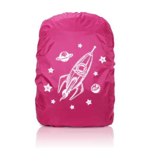 Meleager Housse de Sac à Dos Imperméable et Réfléchissante 35L, Protection Pluie Sac à Dos, Protege Sac a Dos Réfléchissante, Protege Cartable Pluie pour Camping Randonnée Voyage Cyclisme