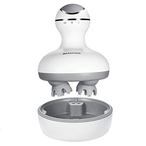 Electric Head Scalp Massager Portable Body Neck Hand Adjustable Silicone Massage Machine pet