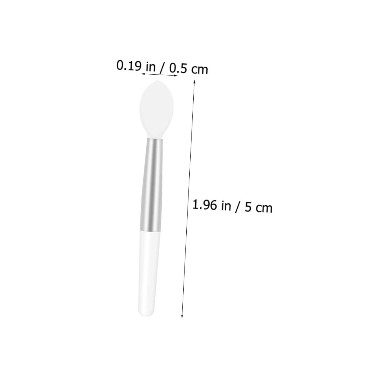 VICASKY 20pcs Portable Silicone Lip Brush High Color Rendering Lipstick Applicator for Precise Makeup for Daily Use Lip Color Testing Chic Stylish Design present for Friends and Family