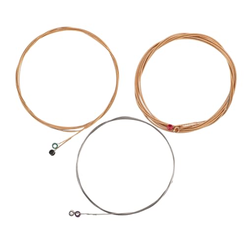 COSMEVIVI Folk Guitar Strings 6 Pack Acoustic Guitar Strings Set Replacement Kit for Musicians