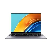 HUAWEI MateBook D16, 12th Intell Core i7-12700H Prozessor, 16 inch Eye Comfort HUAWEI Fullview-Display, 16GB RAM, 512GB SSD, Fingerprint, Windows 11 Home, Super Device Funktion, QWERTZ, Space Gray