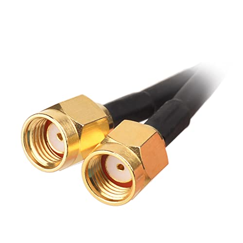 Image of Eightwood WiFi Antenna with RP-SMA Male Connector, 2.4GHz 5GHz Dual Band Antenna Magnetic Base for PC Desktop Computer PCIe Bluetooth Card WiFi Router