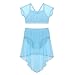 IEFIEL Traje de Bailarina Ballet con Falda Tul Conjunto de Ballet Vestido...