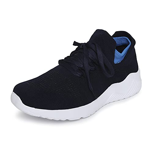 Image of Longies Men's Shoes with lace Blue Black Casual Shoes-11 /UK (LGMLSSV001)