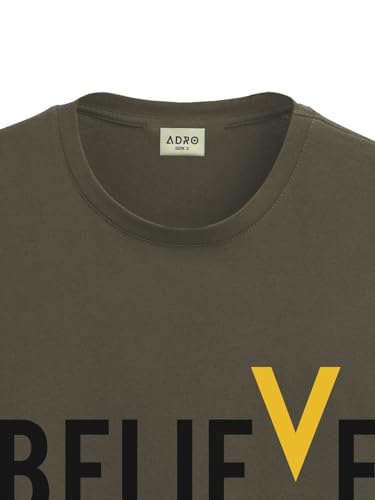 Image of ADRO Men Cotton Regular Printed Tshirt