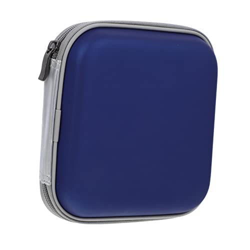 HOLIDYOYO CD Storage Case Slot Dvd Organizer with Handle for Go Compact Disc Holder for Games Music Video Discs Lightweight Space Saving Accessory Random Color