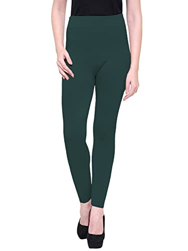 Image of ShopOlica Women Warm Thick Fur Lined Fleece Winter Thermal Soft Legging Tights Stocking - Slim Fit (Ankle Length)