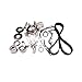 Engine Timing Belt Kit & Water Pump W/Gasket Fit 4.0 4.3 4.7 L T 1UZ-FE 2UZ-FE 3UZ-FE Compatible For Lexus Toyota 4.0L 4.3L 4.7L AW9257