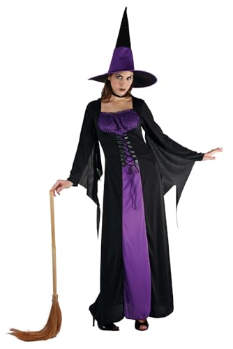 MOYGOR Hexenkostüm Damen, Hexenkleid Mittelalter Renaissance Kostüm Witch Costume Hexen Outfit Halloween Karneval M