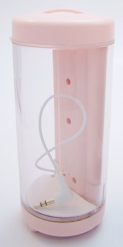 petite pomme bass speaker/pink