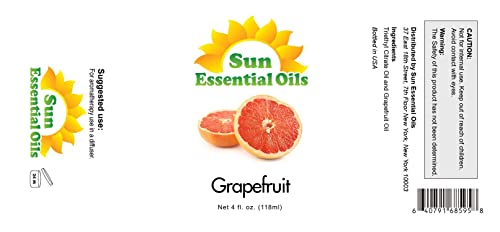 Aceite Esencial de Toronja 4 fl oz para Aromaterapia miniatura 2