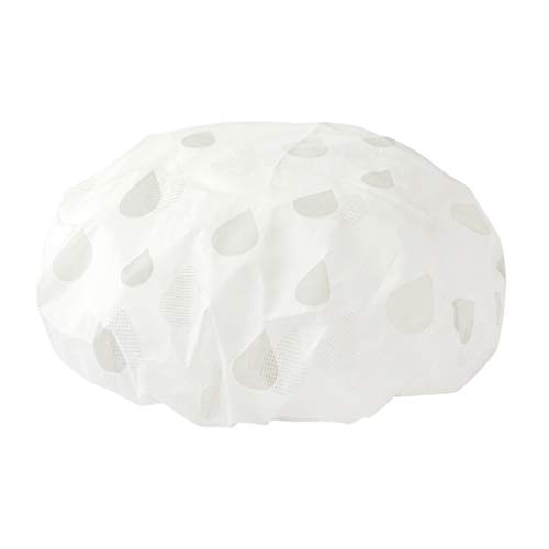 krueis 5PC EVA Waterproof Shower Cap Ladies Shower Hair Cover Shower Cap Makeup Cap (gray)