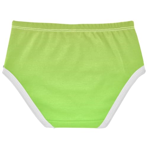 Joisal Cotton Girls Underwear Toddler Avocado Green Fresh Leaves Gradient Little Girl Panties Fancy Kids Undies Briefs 2t2