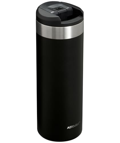 Stanley AeroLight Transit Bottle 16 oz | Locking Drink Through Lid | Leak Resistant Water Bottle or Coffee Travel Mug | Lightweight Insulated Stainless Steel | BPA-Free | Black - Image 4